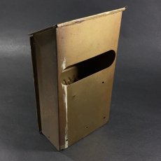 画像9: 1920-30's "CORBIN LOCK CO."  Brass Wall Mount Mail Box (9)