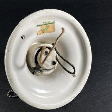 画像4: 1930's Art Deco Porcelain Bare Bulb Light (4)