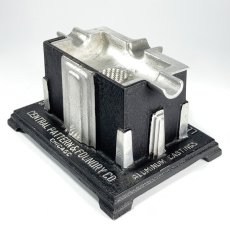 画像9: -★超・Mint Condition★-  1920-30's Art Deco "SKYSCRAPER"  Cast Aluminum Ashtray (9)