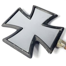 画像3: 1960-70's Chopper Iron Cross Mirror (3)