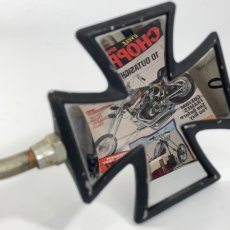 画像6: 1960-70's Chopper Iron Cross Mirror (6)