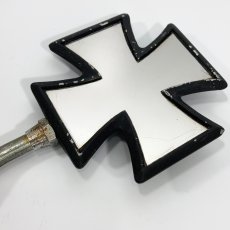 画像3: 1960-70's Chopper Iron Cross Mirror (3)