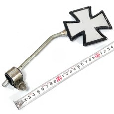 画像9: 1960-70's Chopper Iron Cross Mirror (9)