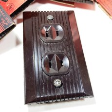 画像2: 1930's  Art Deco Bakelite Outlet  ★MONOWATT Electric Co.★  【デッドストック - 5個セット】 (2)