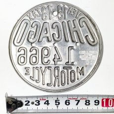 画像4: 【1973 CHICAGO】Motorcycle Vehicle Tax License Plate Medallion Tag (4)