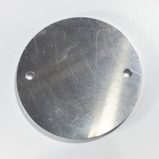 画像2: "One-Off"  HARLEY DAVIDSON point cover - Brushed-Aluminum (2)