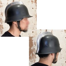 画像7: "Knight" Late 1950's-1960's German Fireman Helmet (7)