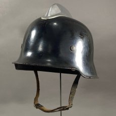 画像5: "Knight" Early-1950's German Fireman Helmet (5)