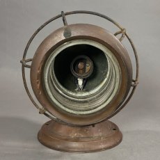 画像6: 1930-40's "Shabby" Caged Porch Lamp (6)