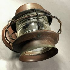 画像4: 1930-40's "Shabby" Caged Porch Lamp (4)