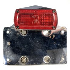 画像4: 【D.S.C.】 1960-70's “THE KNIGHT”  Square Tail Light & License Plate Base (4)