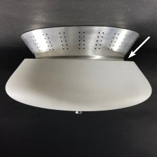 画像10: 1950's “Satin Glass” Ceiling Light  (10)