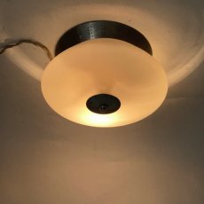 画像2: 1950's “Satin Glass” Ceiling Light  (2)