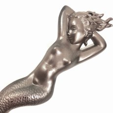 画像2: Vintage Cast-Metal ★Mermaid★  Wall Plaque (2)