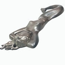 画像5: Vintage Cast-Metal ★Mermaid★  Wall Plaque (5)