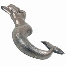 画像4: Vintage Cast-Metal ★Mermaid★  Wall Plaque (4)