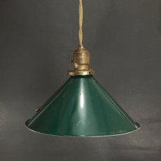 画像1: 1930-40's "Green Shade" Pendant Lamp (1)