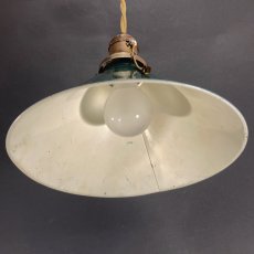 画像4: 1930-40's "Green Shade" Pendant Lamp (4)