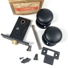 画像2: -＊N.O.S.＊-  【Norwalk】"Black" Doorknob Complete Set  【ラスト1セット】 (2)