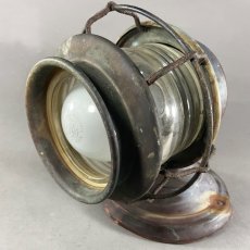 画像3: 1930-40's "Shabby" Caged Porch Lamp (3)
