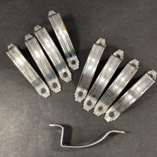 画像1: 【バラ売り】Art-Deco Chrome Cabinet pull/handles  (1)