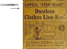 画像6: 1910-20's "DUSTLESS" Wood Handle Clothes-Line Reel (6)