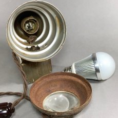 画像7: 1930-40's "Art Deco" Steel Reading Lamp (7)