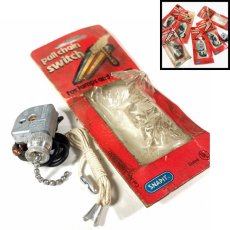 画像1: 1960-70's "SNAPIT" Pull Chain Switch Switch  【DEAD STOCK】- バラ売り (1)