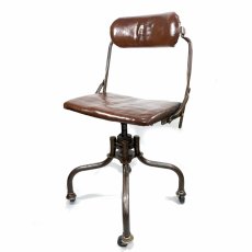 画像2: ★DoMore Chair Co.★  1930-40's "Machine age" Swivel Desk Chair  -✴︎Mint Condition✴︎- (2)
