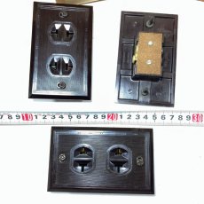 画像8: -＊1個バラ売り＊- （残り56個） 1950's "PAULDING" Bakelite Outlet  ★デッドストック★ (8)