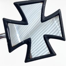 画像5: 1960-70's Chopper Iron Cross Mirror (5)