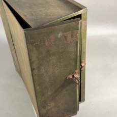 画像7: 1930's "ASCO N.Y." Steel File Box【 FAT !! 】 (7)