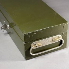 画像1: 1940's "ASCO NEW YORK" Steel Safety Box with Key (1)