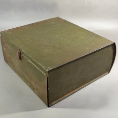 画像4: 1930's "ASCO N.Y." Steel File Box【 FAT !! 】 (4)