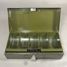 画像5: 1940's "ASCO NEW YORK" Steel Safety Box with Key (5)