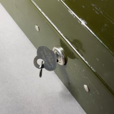 画像3: 1940's "ASCO NEW YORK" Steel Safety Box with Key (3)