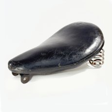 画像5: 1960's  Original ★Bates★ Leather Solo Seat  【Narrow】（幅狭） (5)