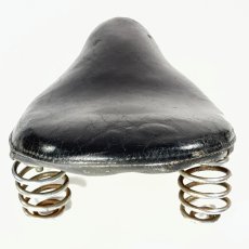 画像6: 1960's  Original ★Bates★ Leather Solo Seat  【Narrow】（幅狭） (6)
