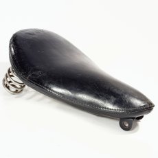 画像2: 1960's  Original ★Bates★ Leather Solo Seat  【Narrow】（幅狭） (2)