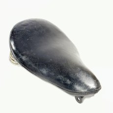 画像1: 1960's  Original ★Bates★ Leather Solo Seat  【Narrow】（幅狭） (1)