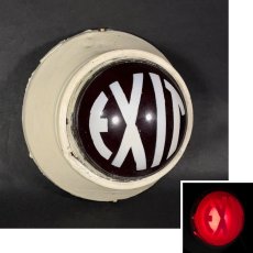 画像1: 1950-60's "EXIT" Sign Light (1)