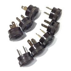 画像3: -＊2個だけ再入荷＊- 　 Early-1930's 【THE HANDY PLUG】 Brown Bakelite Electric Plug (3)