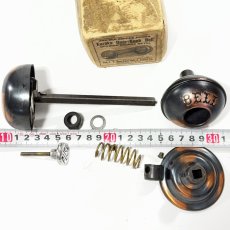 画像10: -＊Dead-Stock＊-　 ☆BELL☆PUSH☆  1900's "COMBINATION" Door Knob ＆ BELL  【Japanned】 (10)