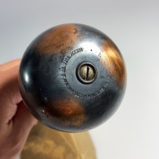 画像6: -＊Dead-Stock＊-　 ☆BELL☆PUSH☆  1900's "COMBINATION" Door Knob ＆ BELL  【Japanned】 (6)
