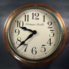 画像6: 1920's ★BRILLIE★   French Art Deco Wooden Wall Clock (6)
