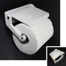 画像1: 1920-30's German-Deco "Cast-Iron" Toilet Paper Holder (1)