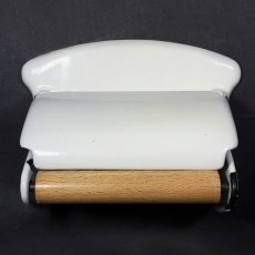 画像3: 1920-30's German-Deco "Cast-Iron" Toilet Paper Holder (3)