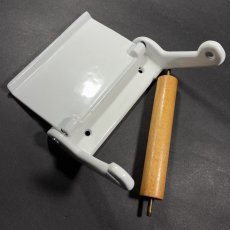 画像7: 1920-30's German-Deco "Cast-Iron" Toilet Paper Holder (7)