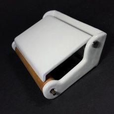 画像2: 1920-30's German-Deco "Cast-Iron" Toilet Paper Holder (2)