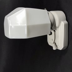 画像3: 1930's Art Deco Porcelain Bathroom Lamp (3)